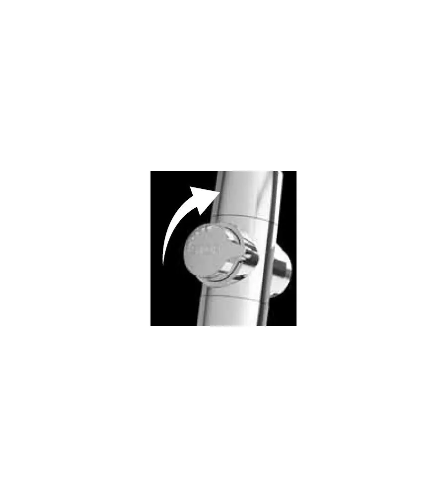 DOCCETTA "HELIX" IN ABS CROMATO, Ø78 MM
